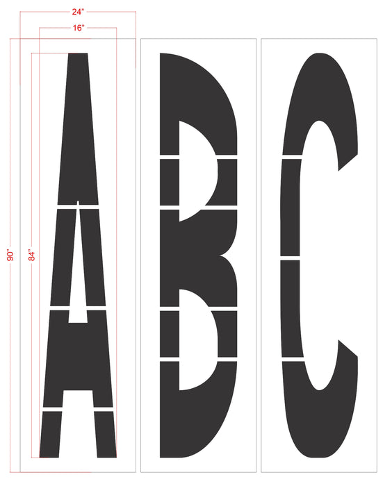 84" Alphabet Kit Stencil