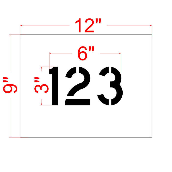 3" 3-Digit Number Kit Standard (100-pc) 100-199, 200-299, etc