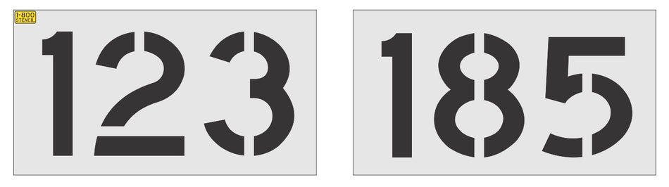 18" 3-Digit Number Kit (100-pc) 100-199, 200-299, etc.