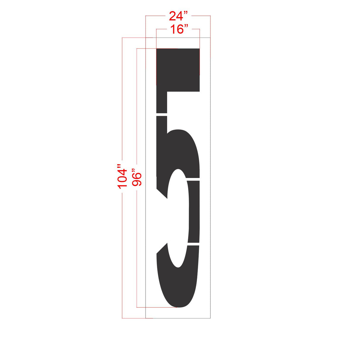 Single Number Graphics 96