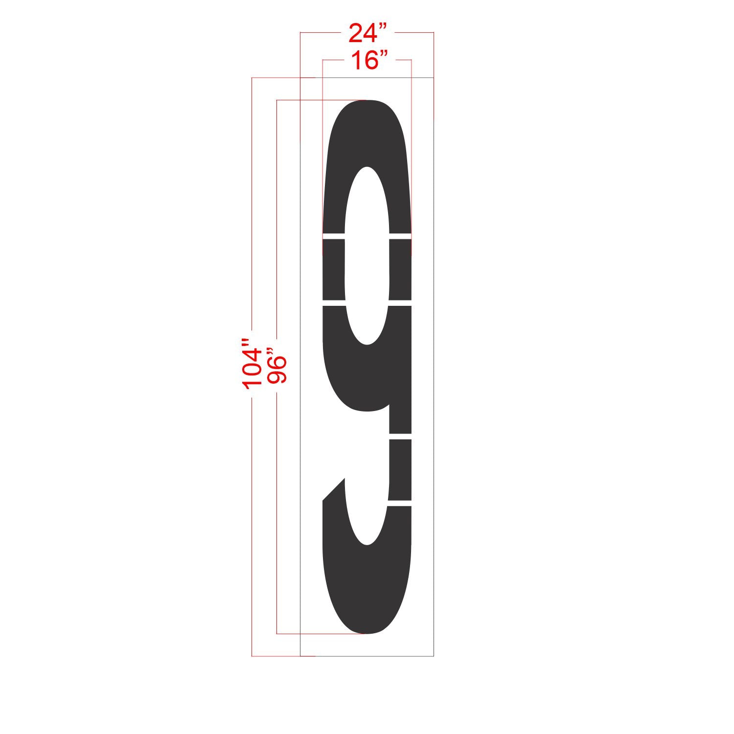 Single Number Graphics 96