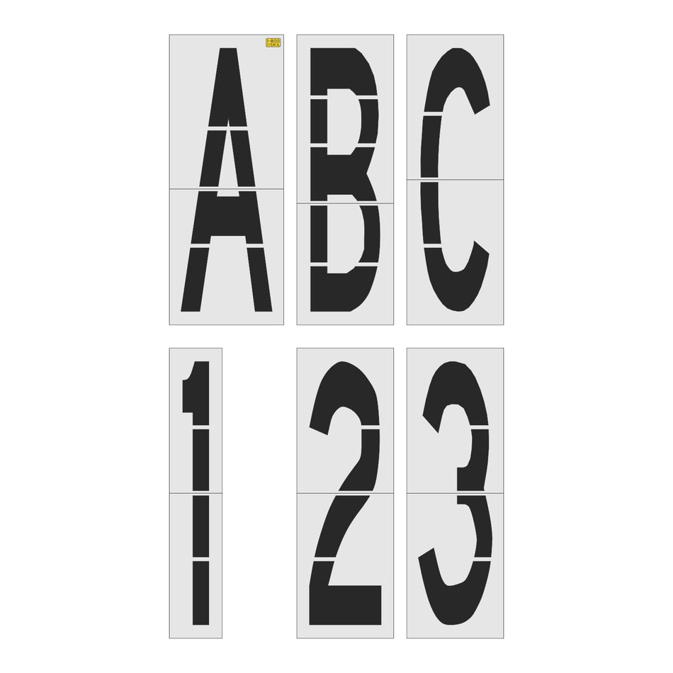 120" Wide FAA Airport Stencil Kit