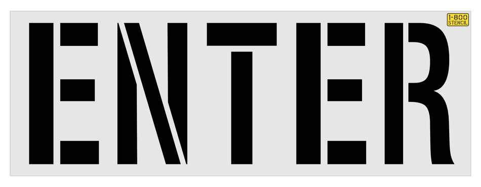 24" Walgreens ENTER Stencil