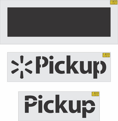 Walmart "Pickup" 24" x 84" (Current Spec) Stencil