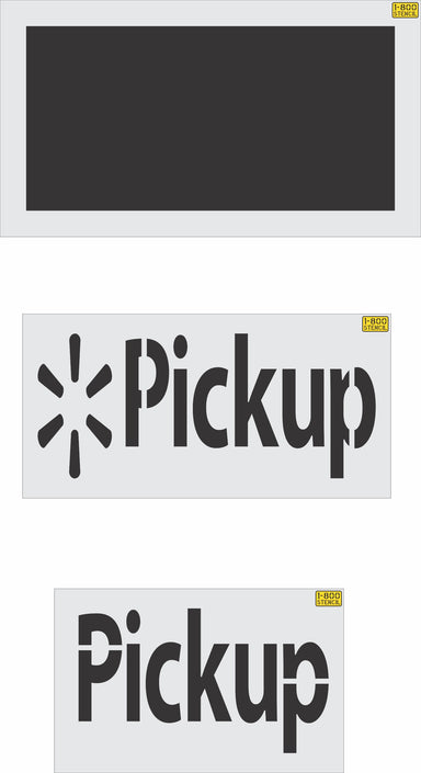Walmart "Pickup" 42" x 84" (Current Spec) Stencil