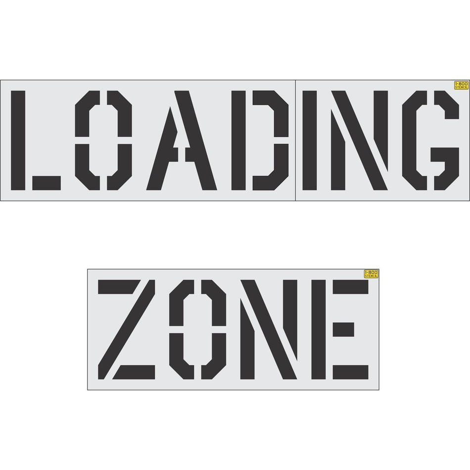 28" Lowe's LOADING ZONE Stencil