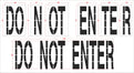 68" Costco DO NOT ENTER Stencil
