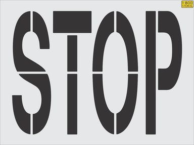51" Costco STOP Stencil