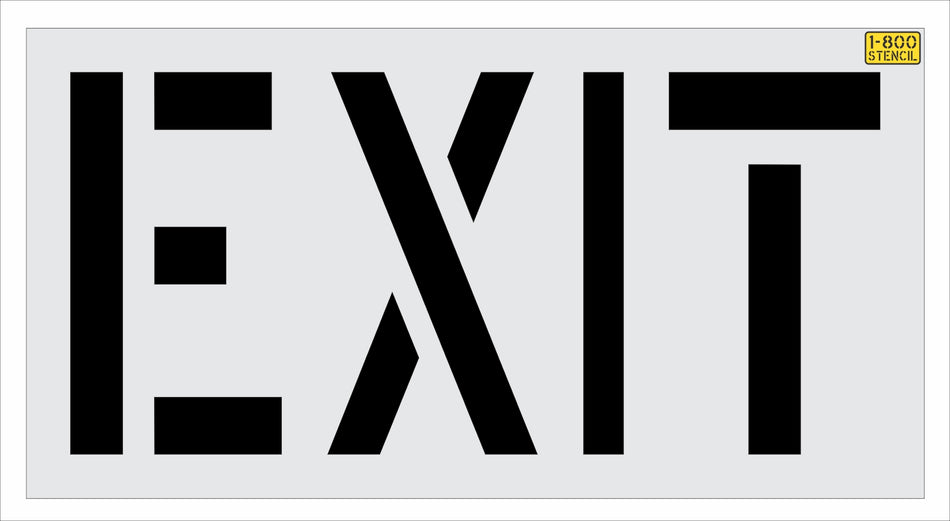 36" Chick-Fil-a EXIT Stencil