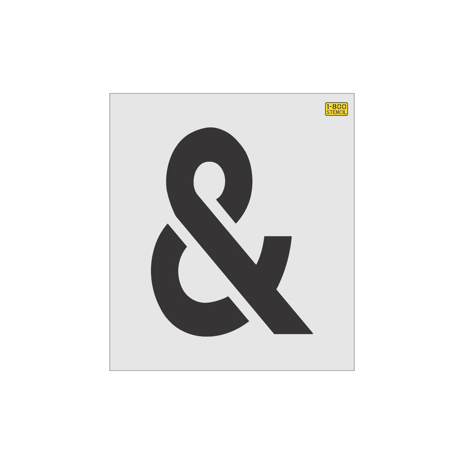 20" Chick-Fil-a Ampersand Stencil