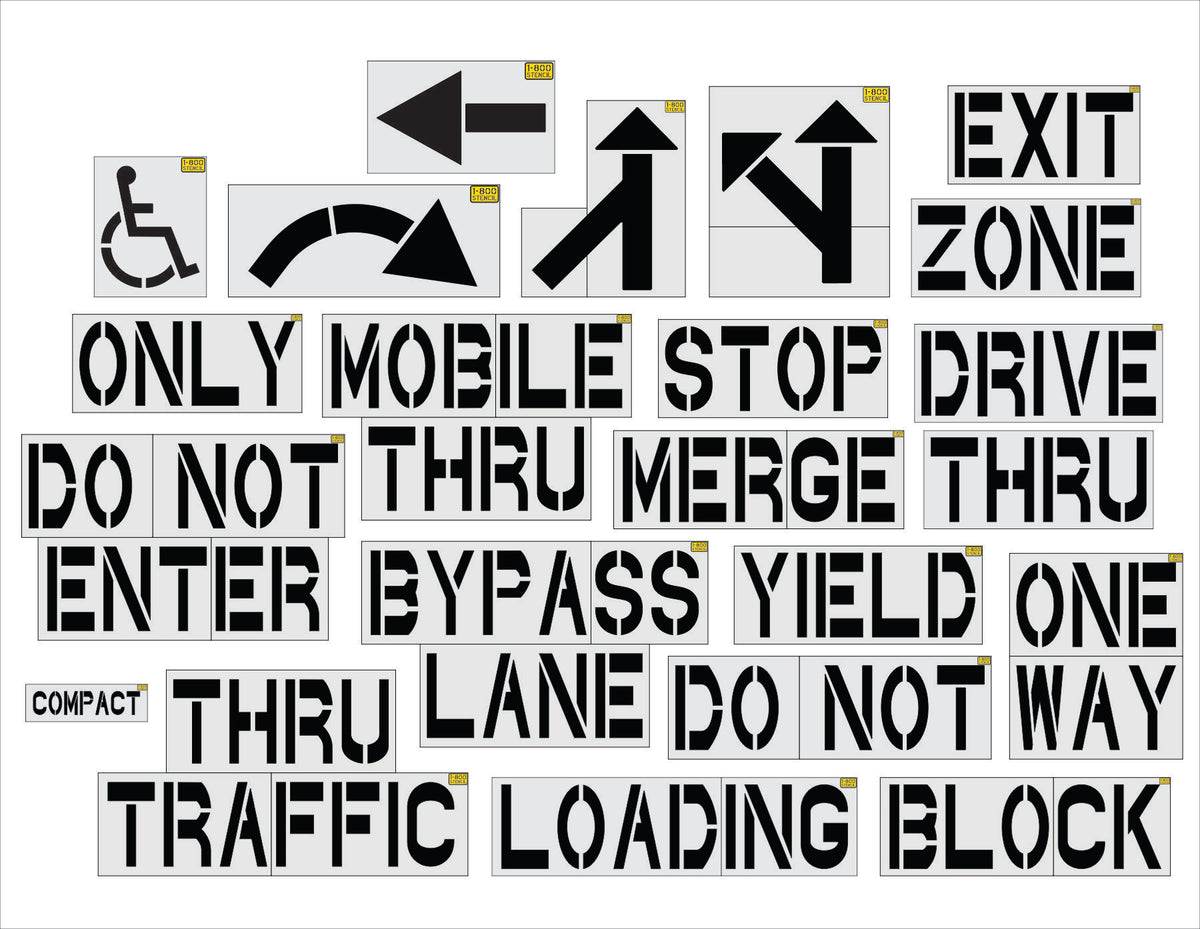 2025 All Chick Fil-A Spec Stencils | Parking Lot & Drive-Thru Pavement ...