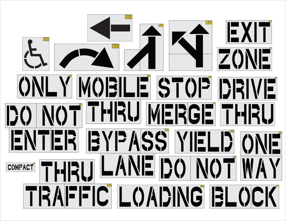 2025 All Chick Fil-A Spec Stencils