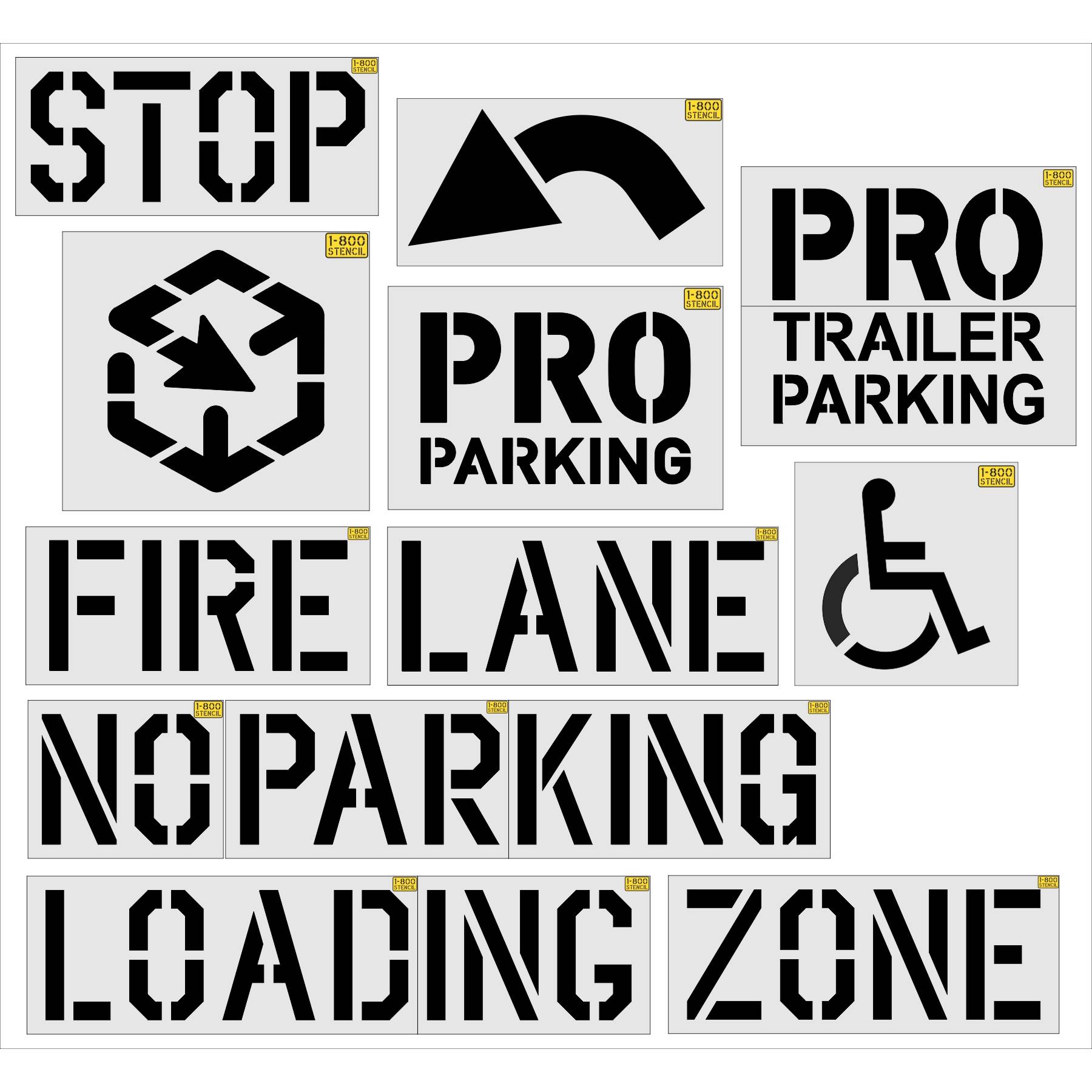 Colaxi Parking Lot Line Stencil – Foldable, Reusable Pavement Painting Template For Asphalt & Concrete, 96.5” X 4” – Striping Made Easy