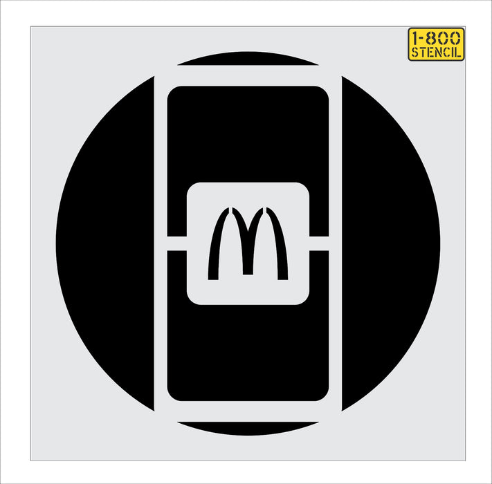 53" McDonalds Mobile Pickup Stencil