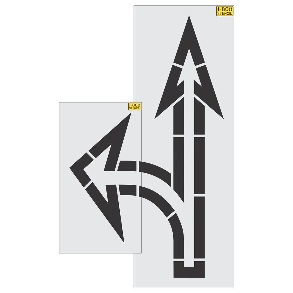 102" Sams Club Open Combo Arrow Stencil