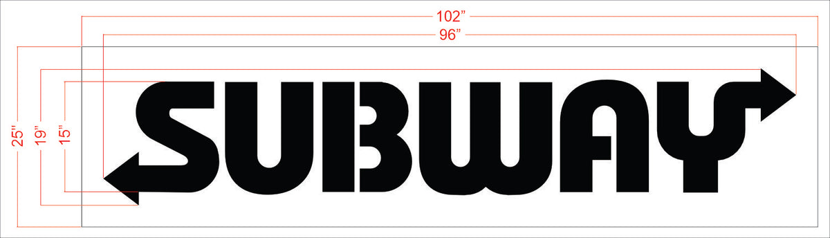 Subway Line Lettering 15