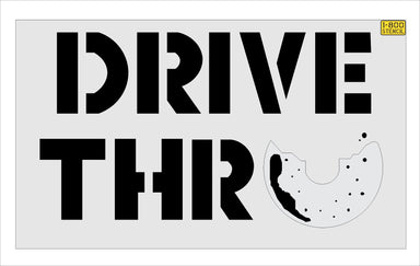 46" Tim Hortons DRIVE THRU Stencil