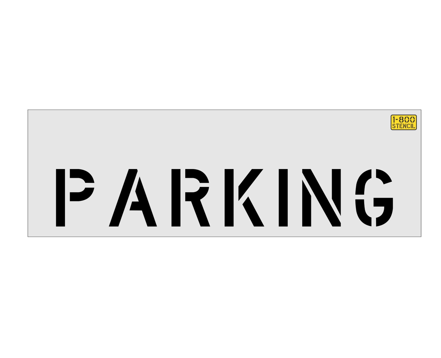 4" PARKING Stencil — 1800Stencil