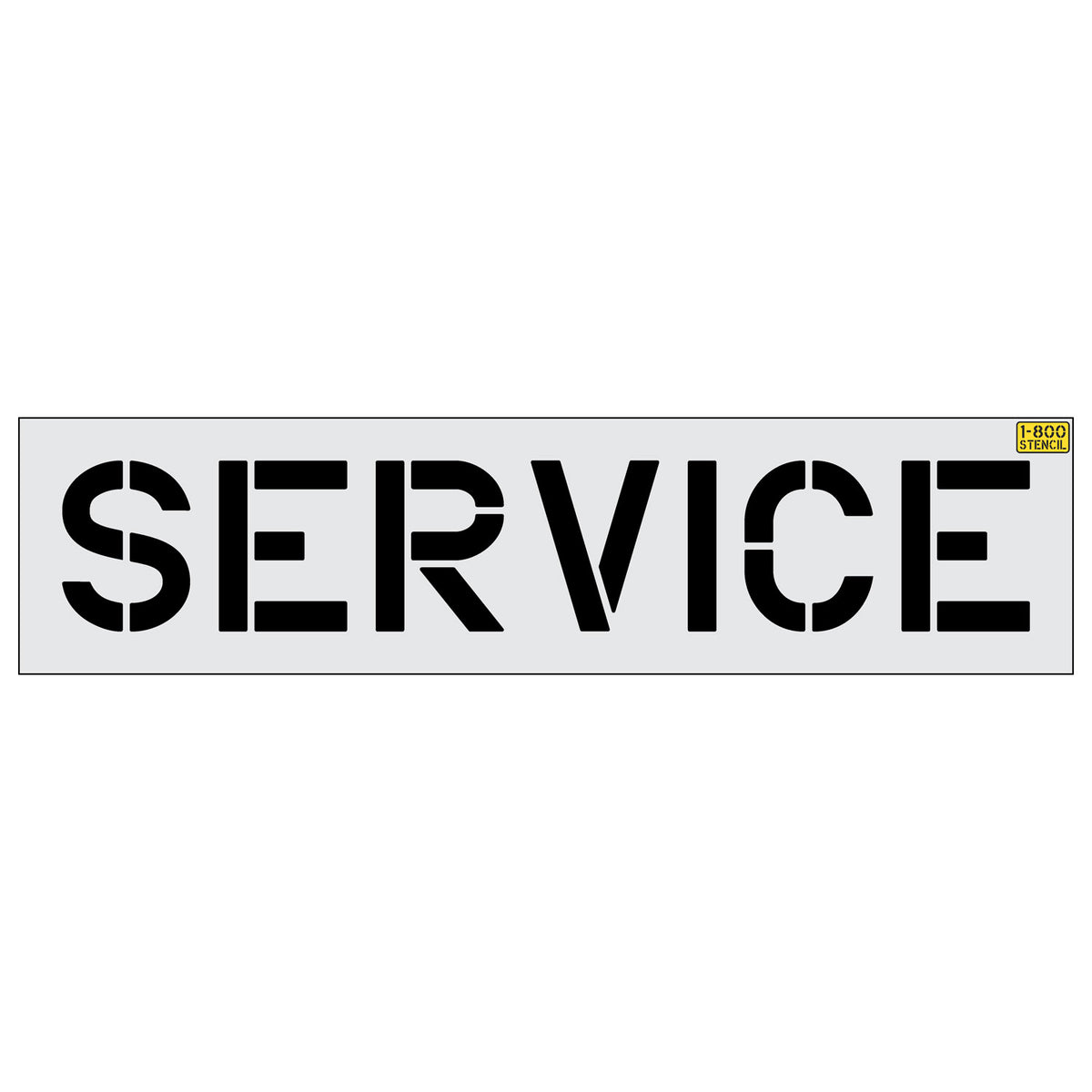 12 inch SERVICE stencil