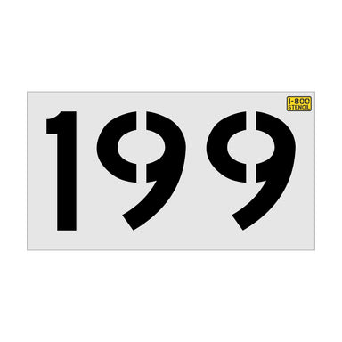 12" 3-Digit Number Kit (100-pc) 100-199, 200-299, etc.