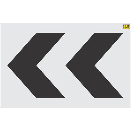 36 inch Starbucks arrow pavement marking stencil for drive-thru and parking lot directional striping applications