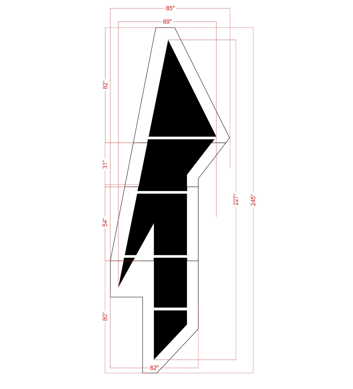 Lane Drop Graphics 227
