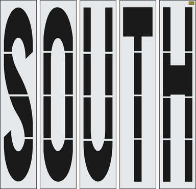 96" Dallas DOT SOUTH Stencil