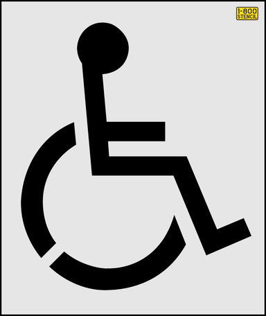 47" Georgia DOT Handicap Symbol Stencil