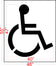 47" Georgia DOT Handicap Symbol Stencil