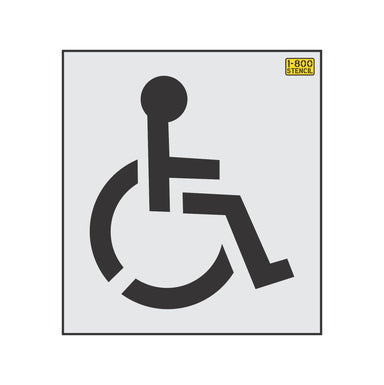 28" Iowa DOT Handicap Symbol Stencil
