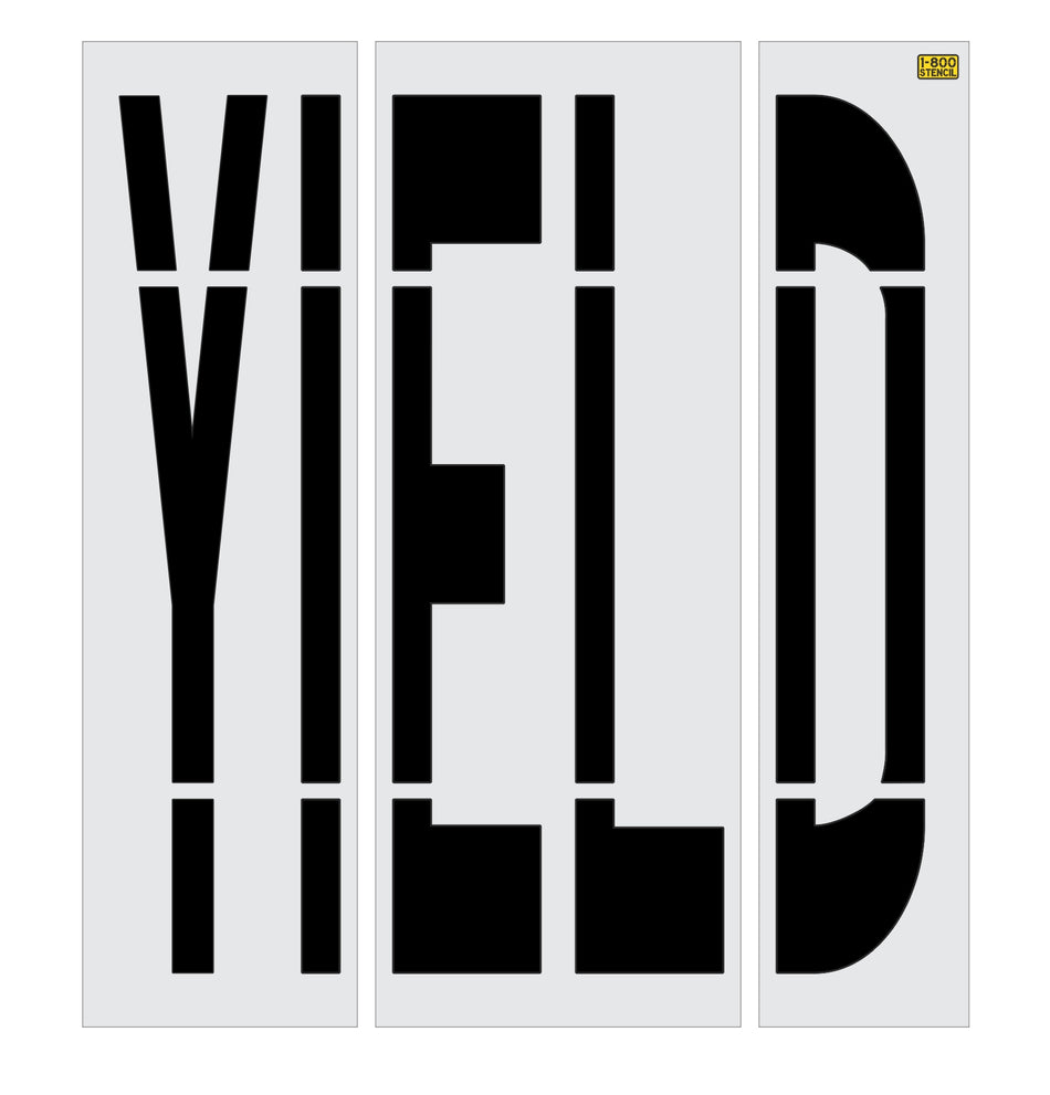 96" Michigan DOT YIELD Stencil