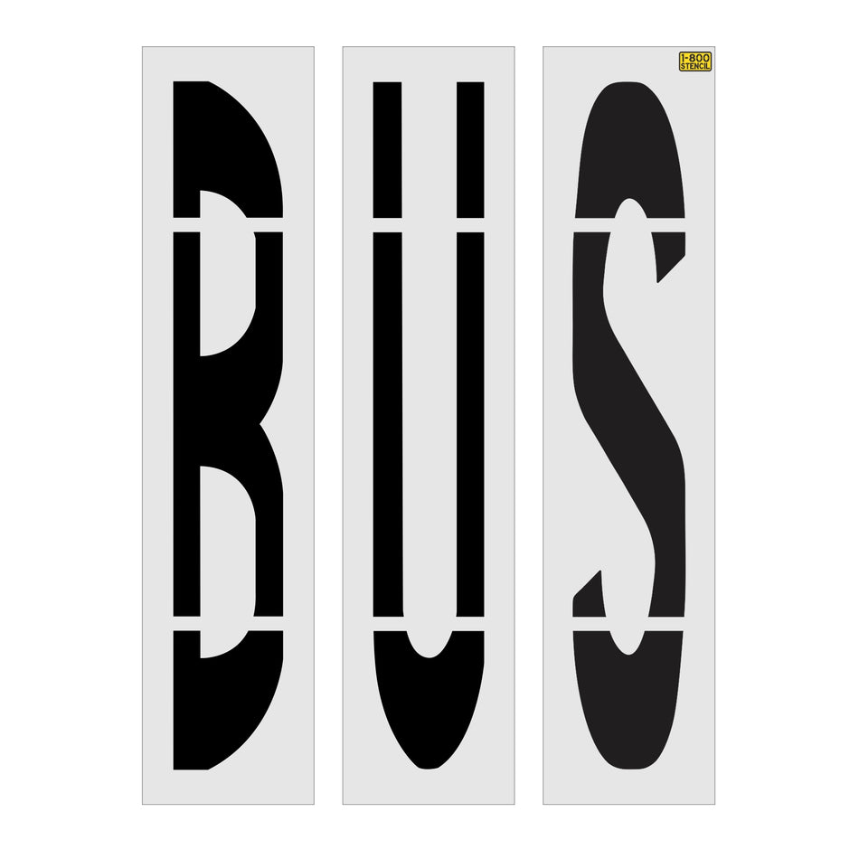 96" Michigan DOT BUS Stencil