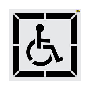 28" Michigan DOT Handicap Stencil