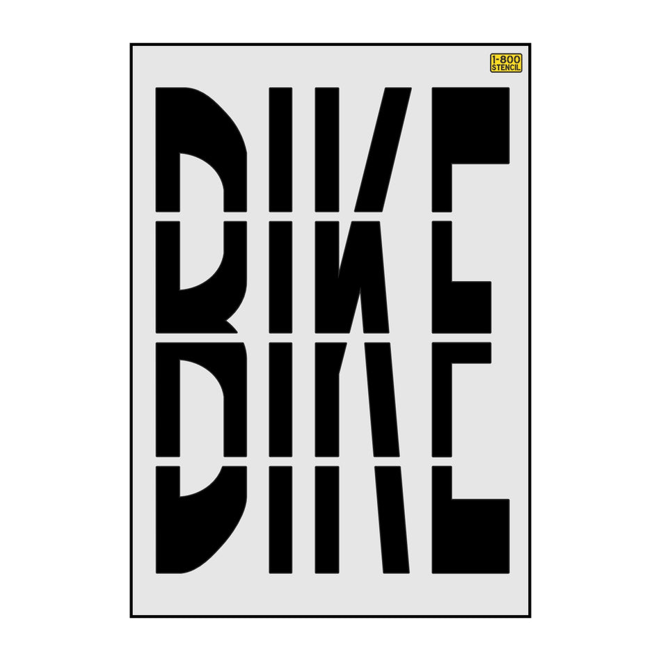 44" Missouri DOT Wording BIKE Stencil