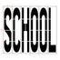 100" Mississippi DOT SCHOOL Stencil