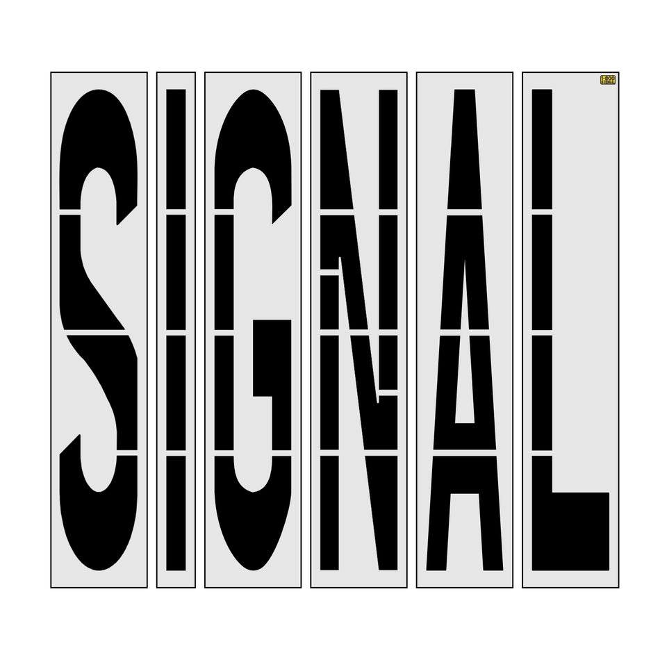 100" Mississippi DOT SIGNAL Stencil