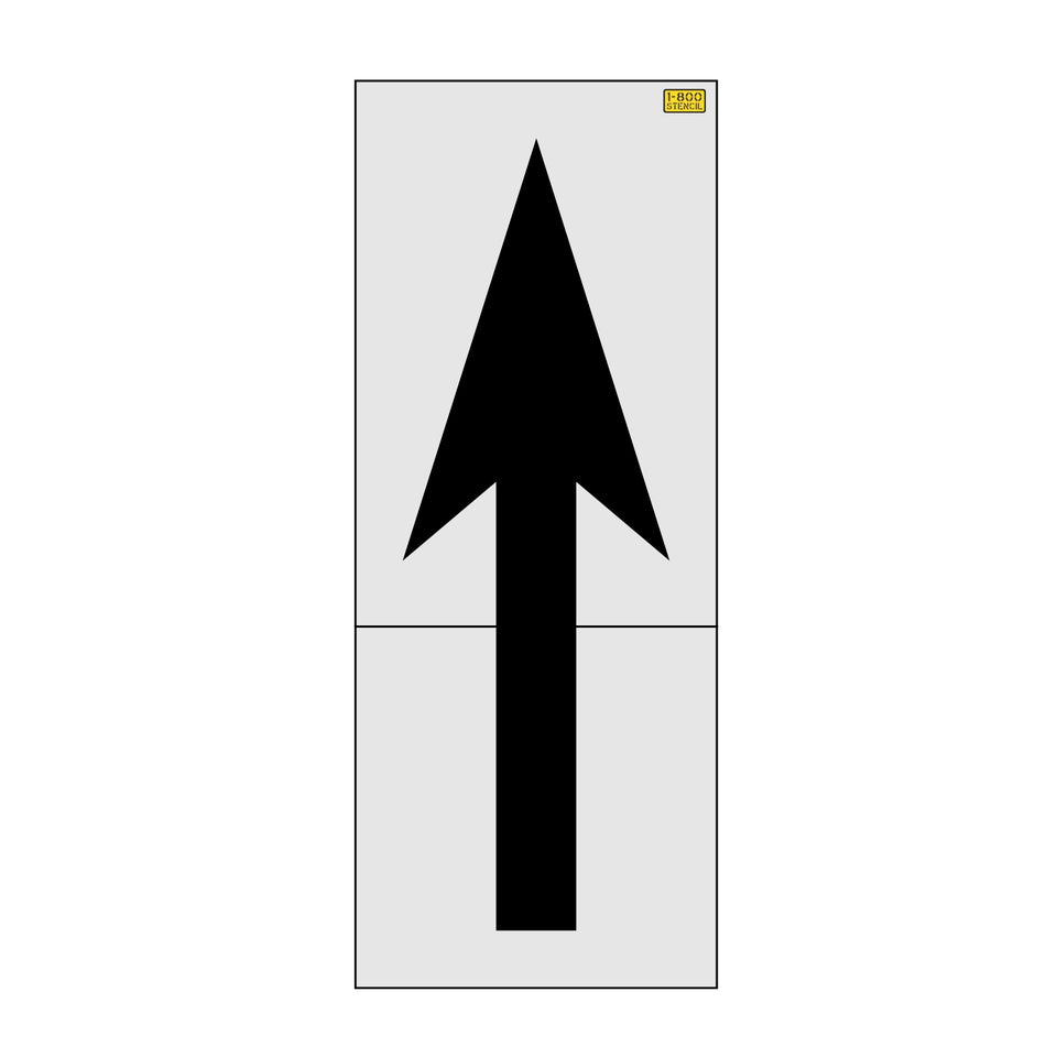 114" Montana DOT Straight Arrow Stencil
