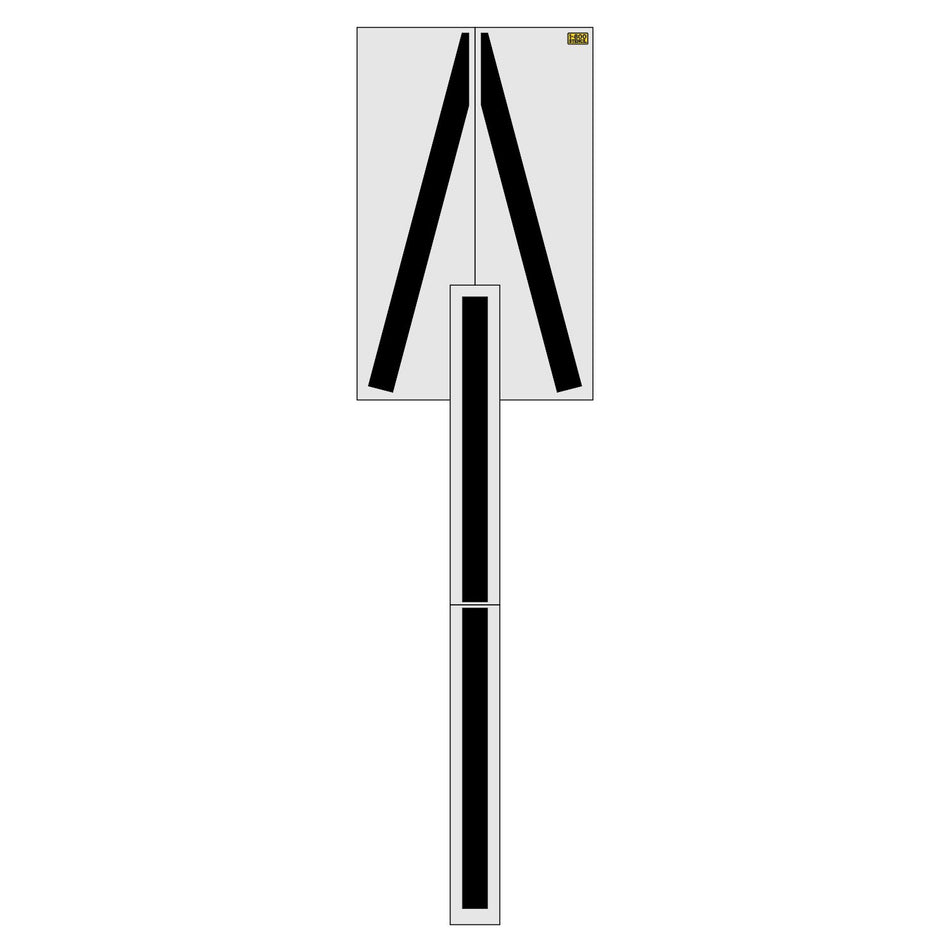 282" Montana DOT Straight Arrow Stencil