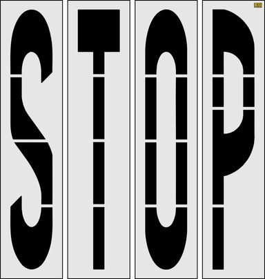 100" North Carolina DOT STOP Stencil