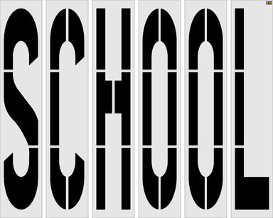 96" New Hampshire DOT SCHOOL Stencil