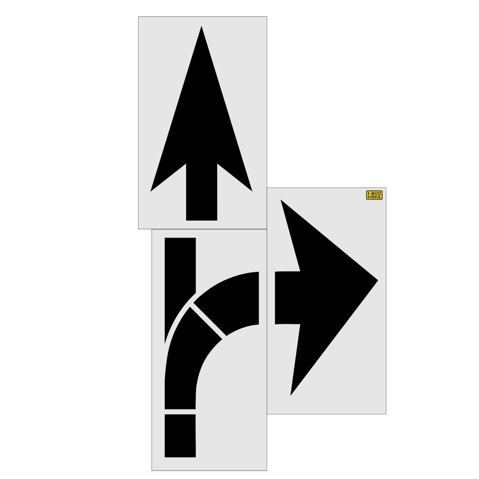 153" New Jersey DOT Combo Arrow Stencil