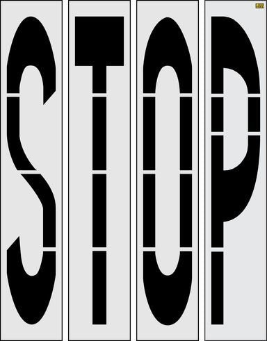 96" New Mexico DOT STOP Stencil