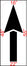 48" New York DOT Bike Lane Arrow Stencil