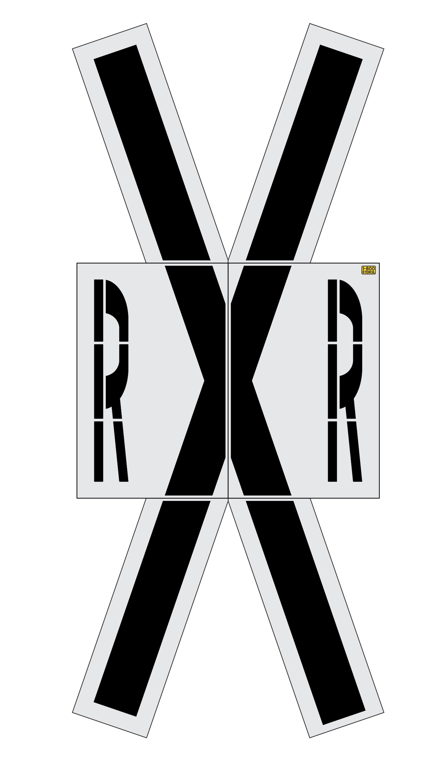 Railroad R R Stecil 240