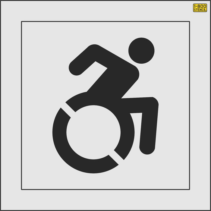 39" New York DOT Handicap Stencil