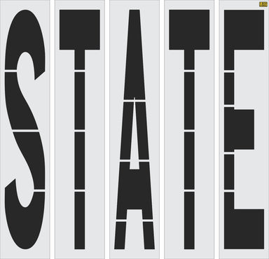 96" Oklahoma DOT STATE Stencil