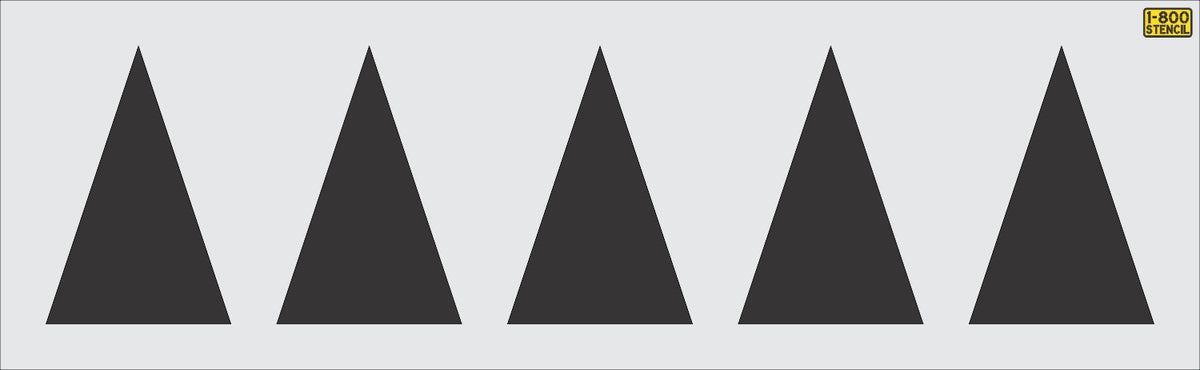 18" Oregon DOT Triangle Shark Teeth Highway Stencil | Parking Lot ...