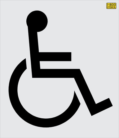 39" Pennsylvania DOT Handicap Symbol Stencil