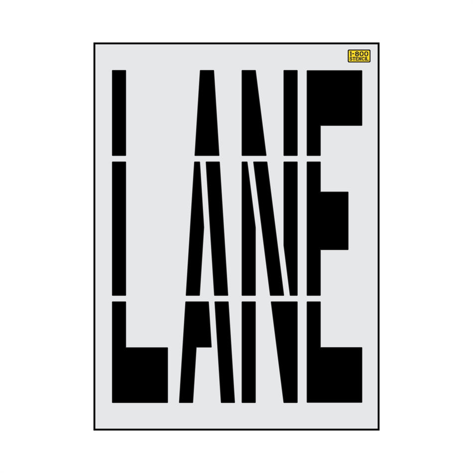 48" Sacramento DOT LANE Stencil