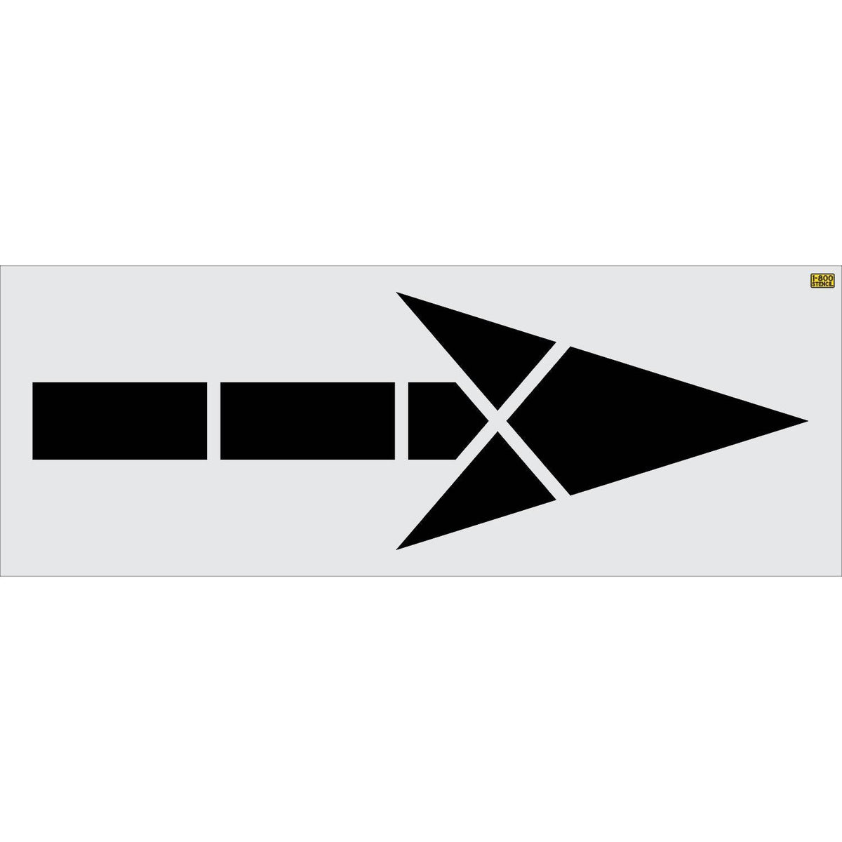 114" South Carolina DOT Straight Arrow Stencil - High-quality stencil for pavement marking, durable and reusable